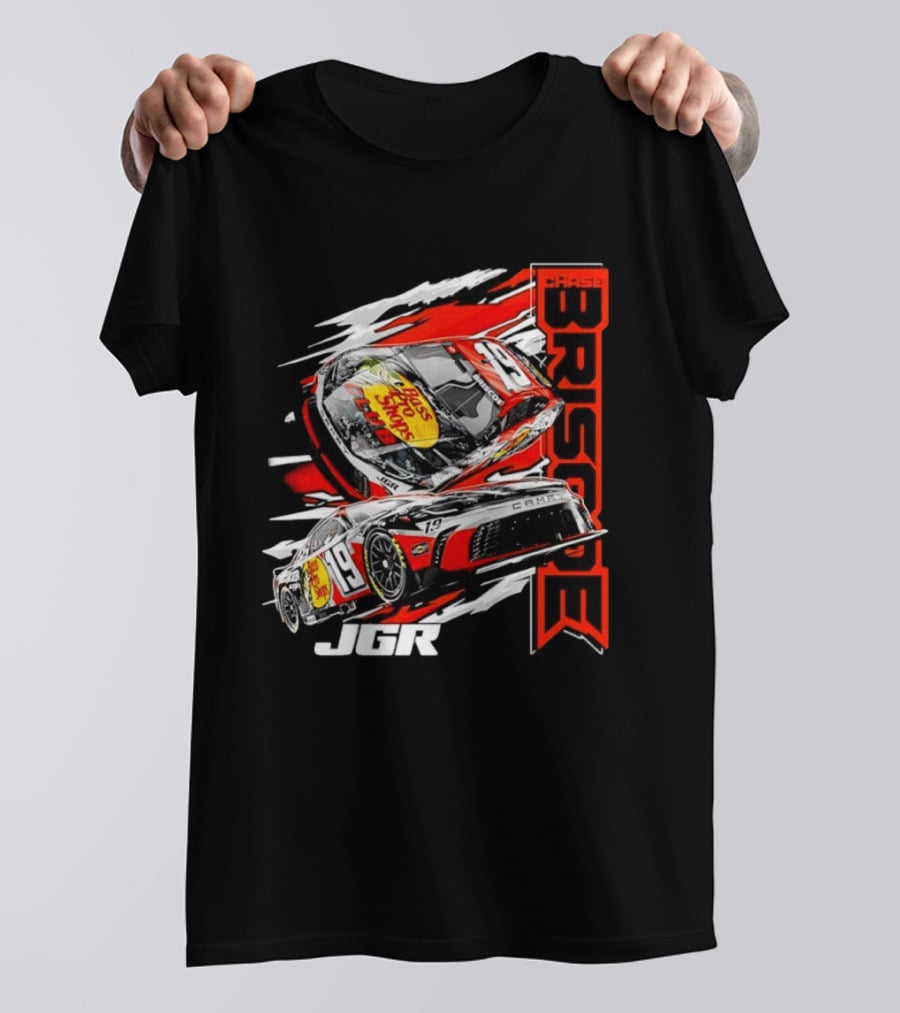 Chase Briscoe 19 Joe Gibbs Racing Bass Pro Shops Toyota Camry NASCAR JGR T-Shirt