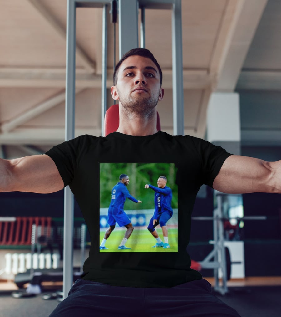 Kylian Mbappe Ousmane Dembele France National Football Team Training France Football Kings Of Europe T-Shirt