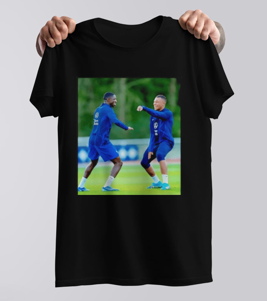 Kylian Mbappe Ousmane Dembele France National Football Team Training France Football Kings Of Europe T-Shirt