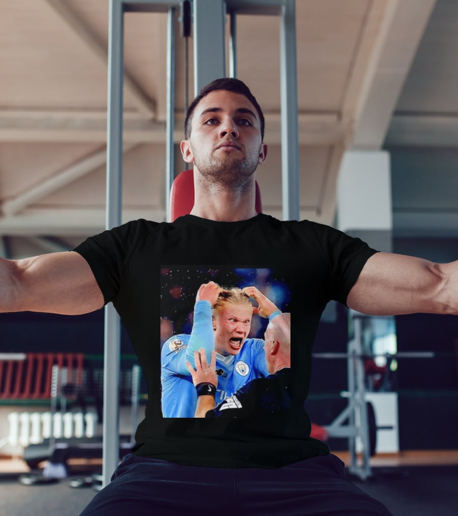 Erling Haaland Manchester City Emotional Reaction T-Shirt