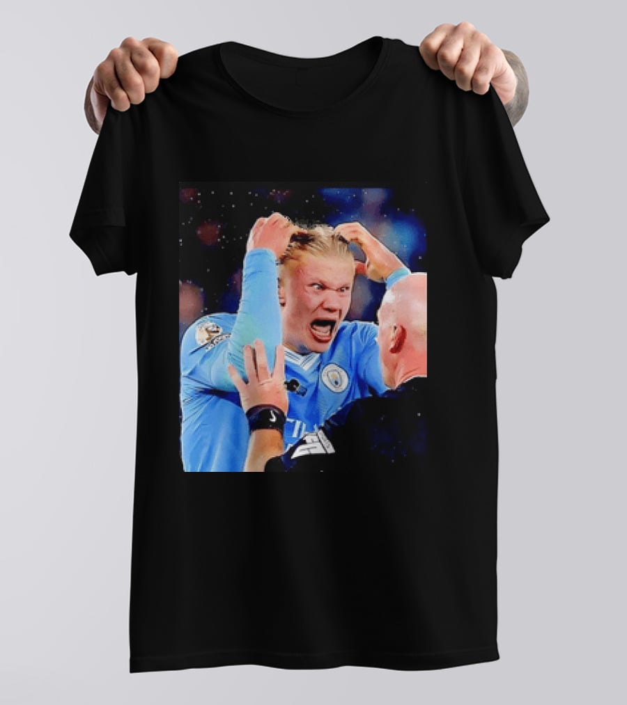 Erling Haaland Manchester City Emotional Reaction T-Shirt