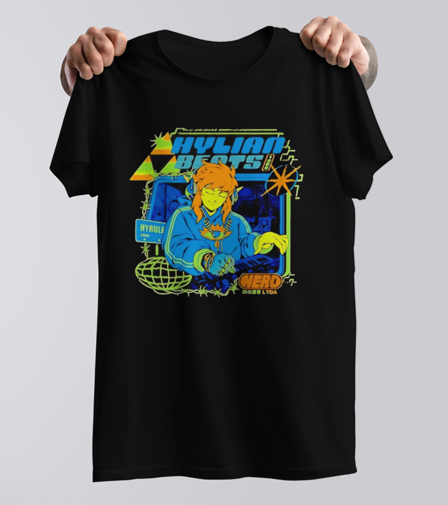 Hylian Beats 1986 Hyrule Ahead Hero Legend T-Shirt