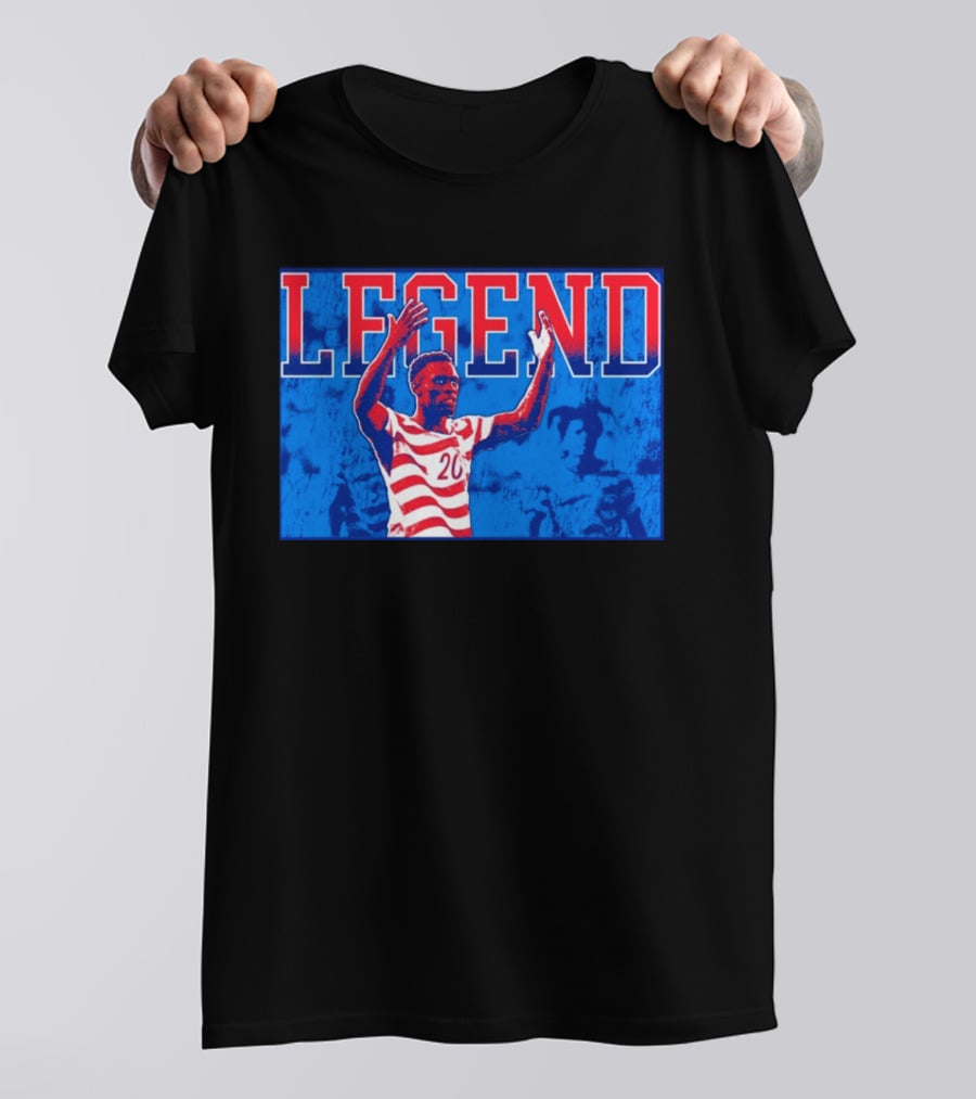 Legend Folarin Balogun No 20 USMNT T-Shirt