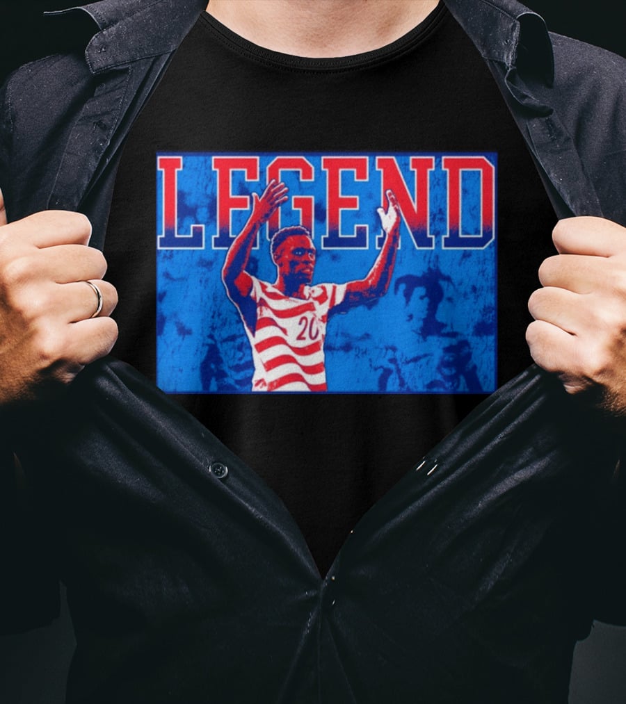 Legend Folarin Balogun No 20 USMNT T-Shirt