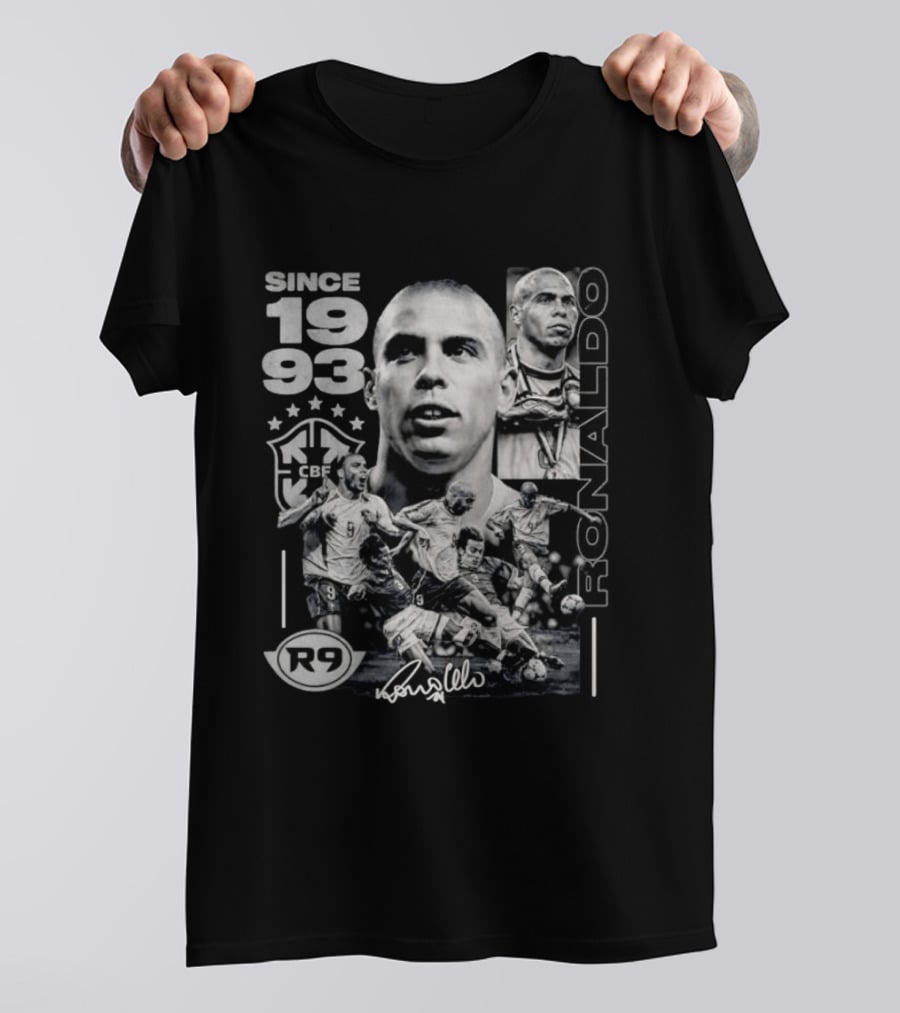 Ronaldo Nazario R9 Brazil CBF Since 1993 T-Shirt