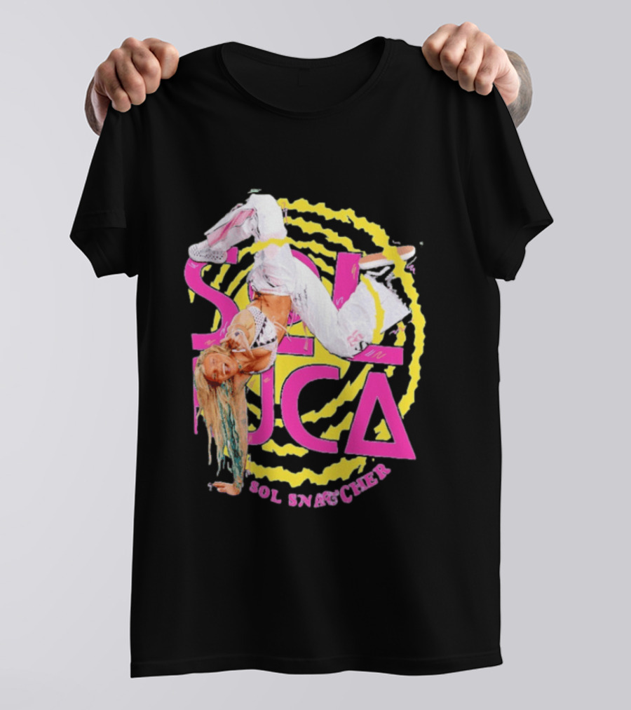 Sol Ruca Sol Snatcher WWE NXT Wrestling Star Colorful Backflip Action T-Shirt
