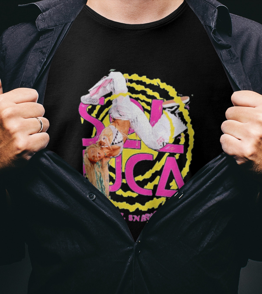 Sol Ruca Sol Snatcher WWE NXT Wrestling Star Colorful Backflip Action T-Shirt