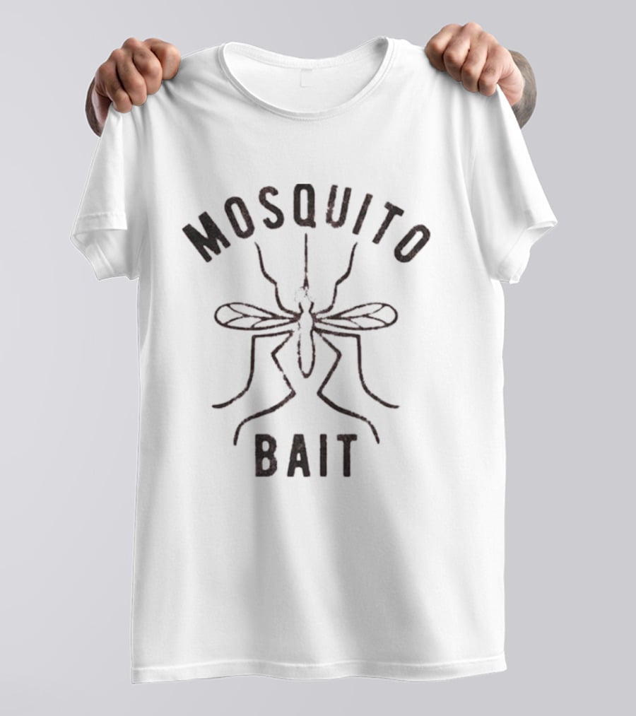 Mosquito Bait Distressed Insect Bug Outdoors T-Shirt