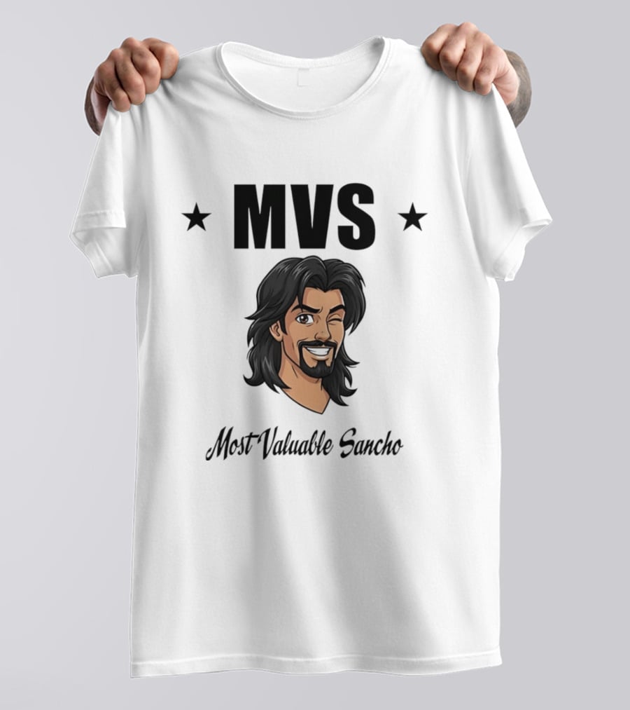 MVS Most Valuable Sancho Star Wink Humor T-Shirt