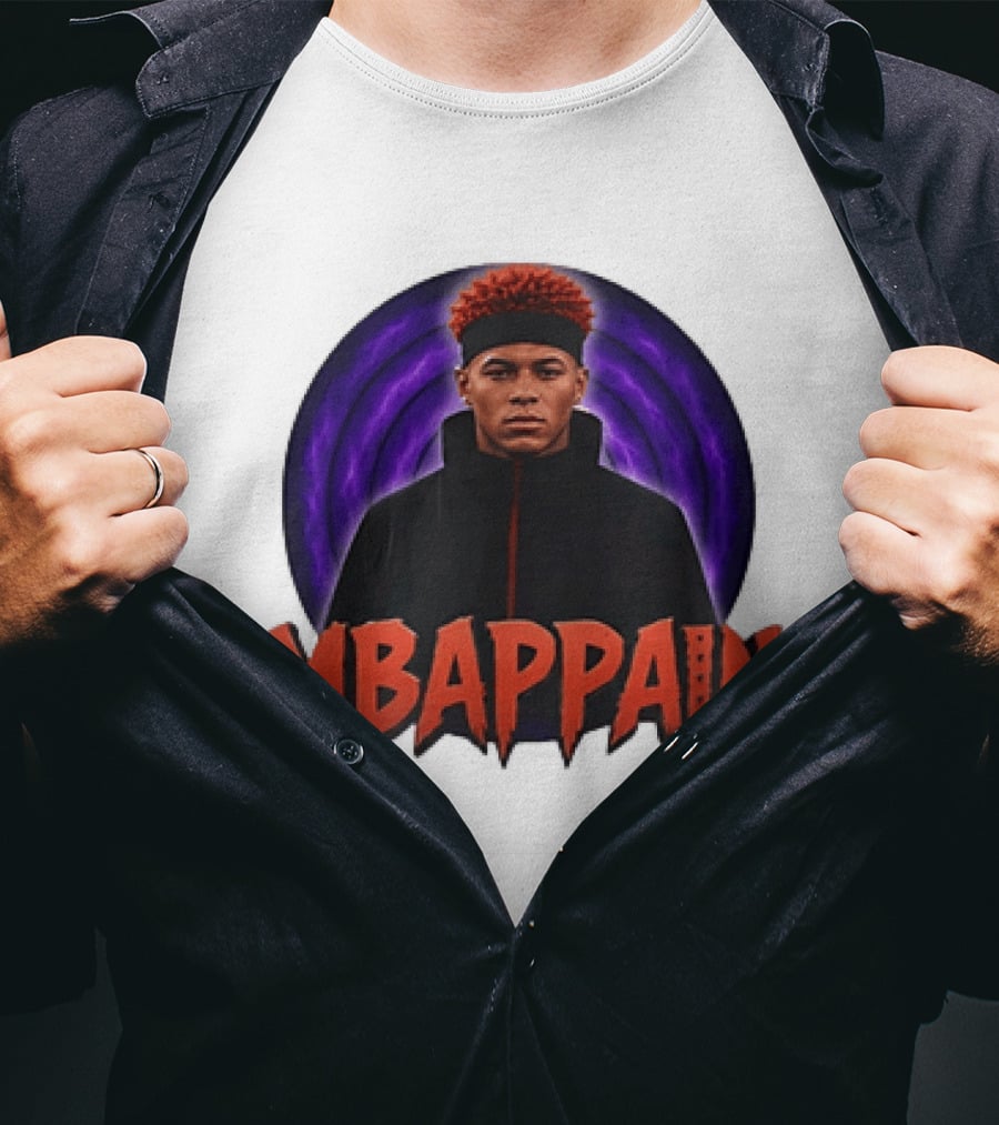 Mbappain Naruto Anime Crossover Meme T-Shirt