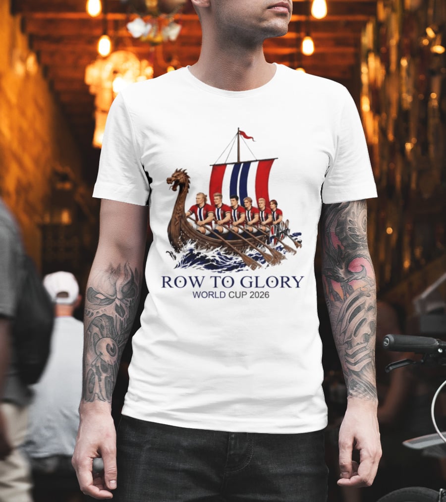 Norway 2026 World Cup Row To Glory Viking Crew T-Shirt