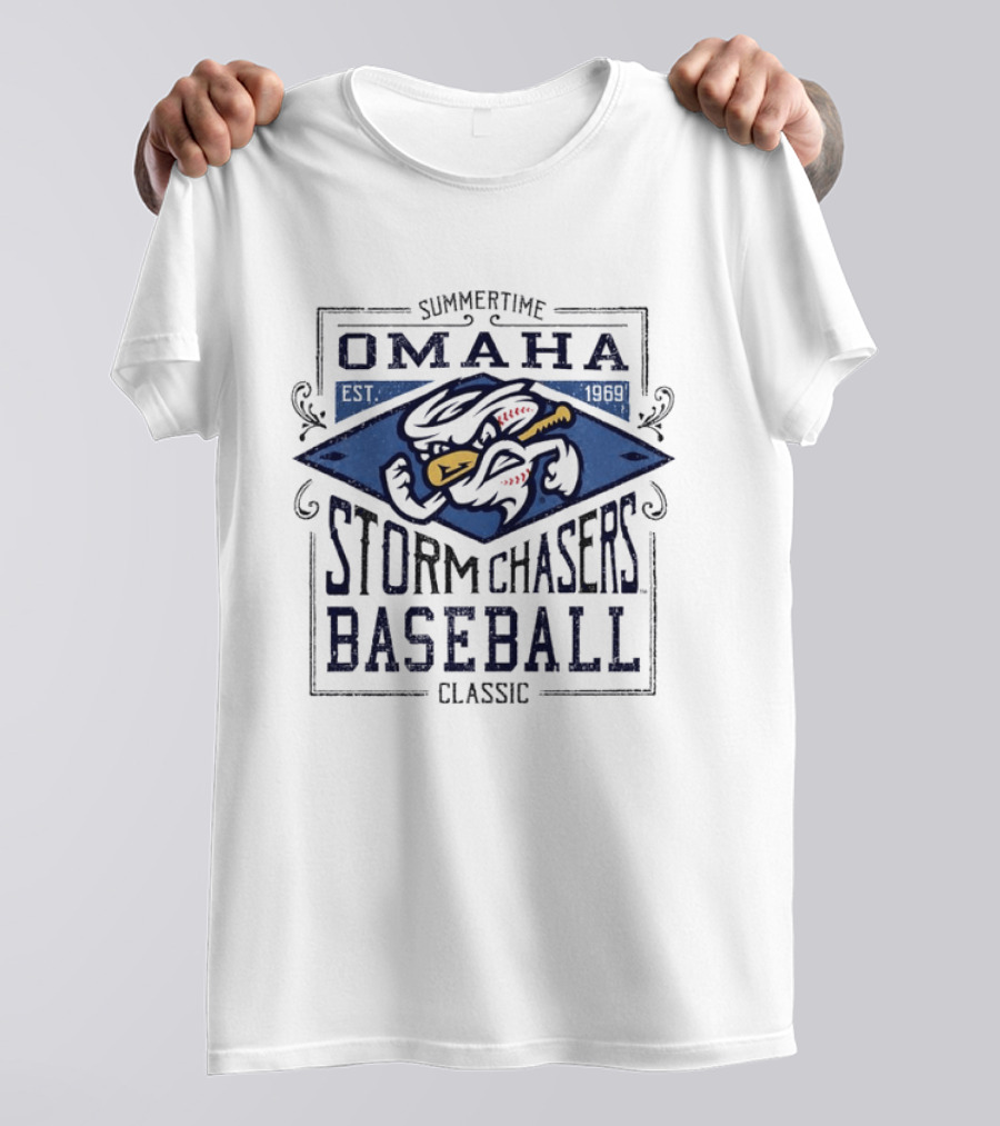 Summertime Omaha Storm Chasers Baseball Classic Est 1969 T-Shirt