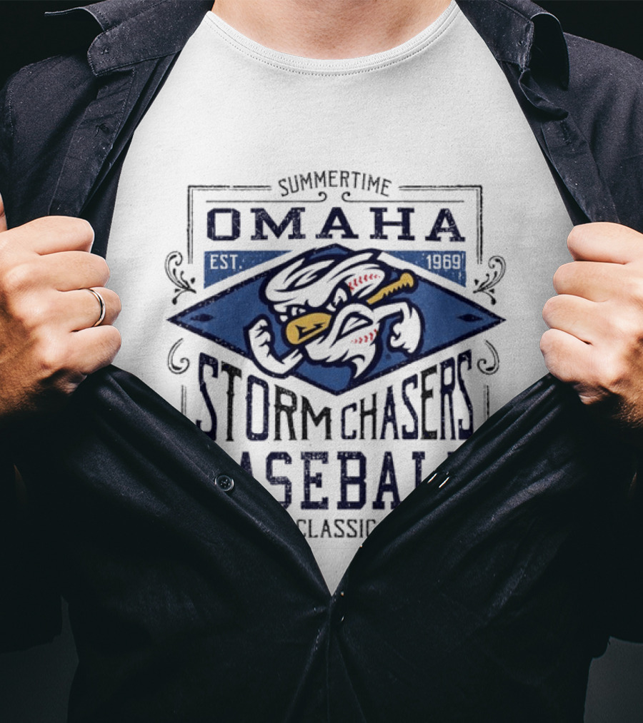 Summertime Omaha Storm Chasers Baseball Classic Est 1969 T-Shirt