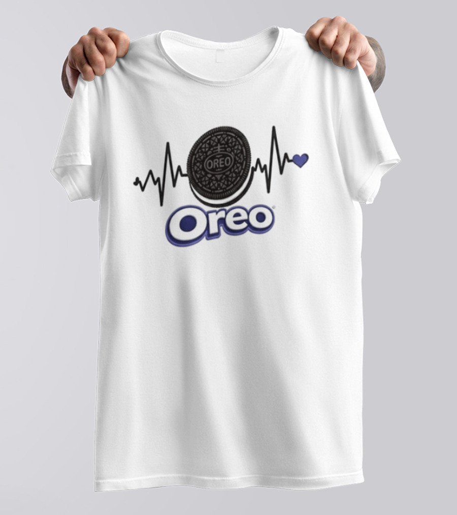 Heartbeat Oreo Addiction Lover T-Shirt