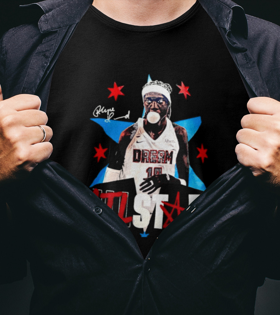Rhyne Howard Atlanta Dream 4x All Star ATL Star T-Shirt