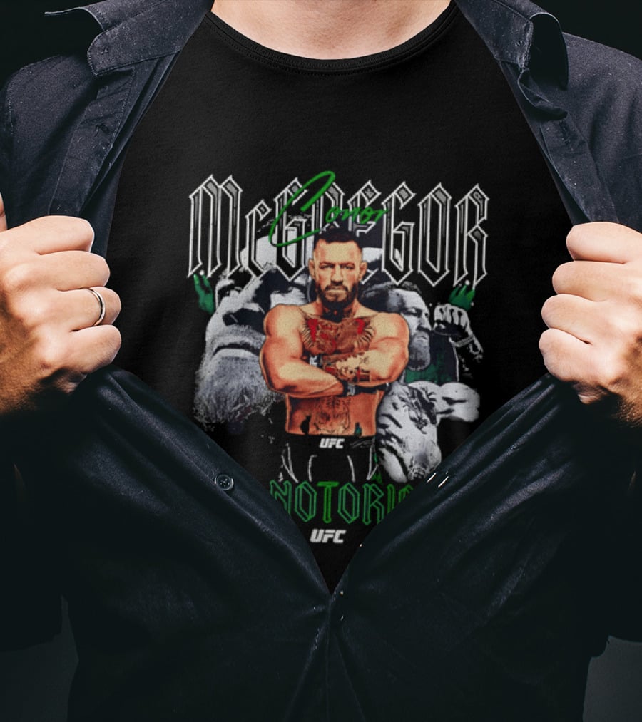 Conor McGregor The Notorious UFC Collage McGregor T-Shirt