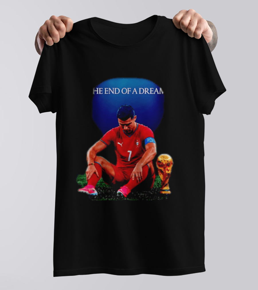 Cristiano Ronaldo The End Of A Dream Portugal No 7 World Cup Moment T-Shirt