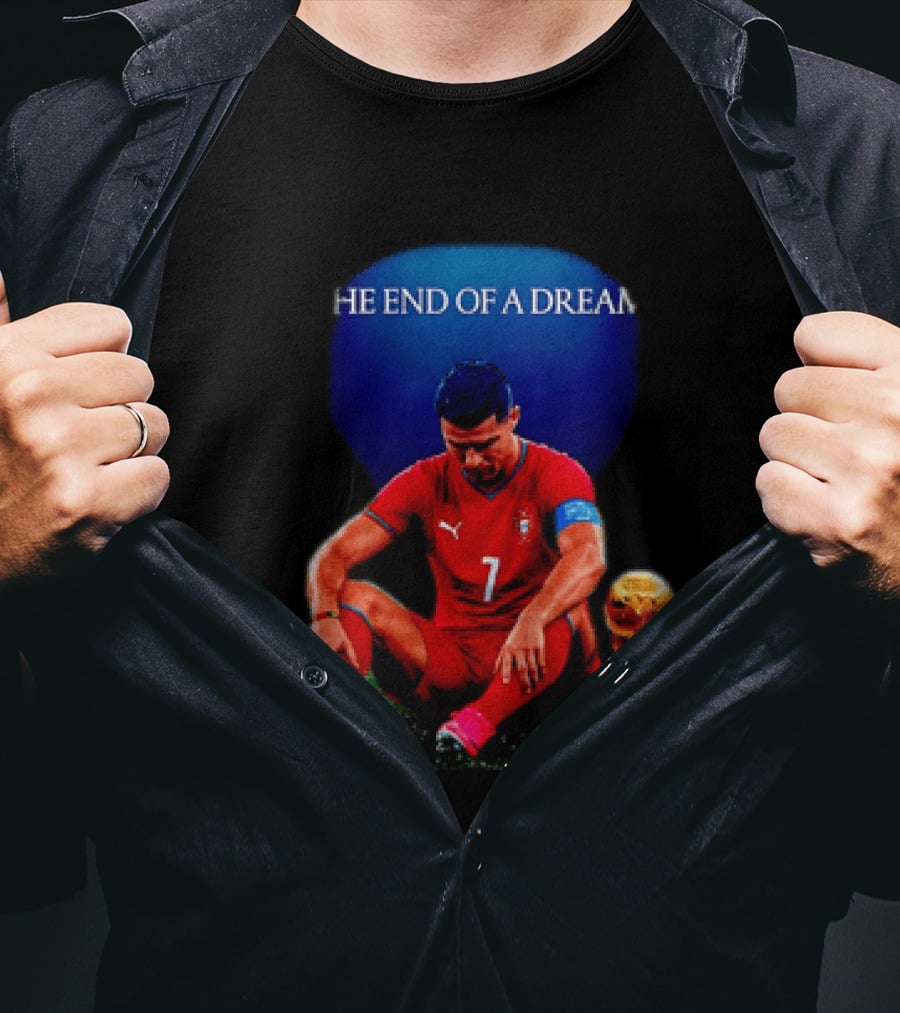 Cristiano Ronaldo The End Of A Dream Portugal No 7 World Cup Moment T-Shirt