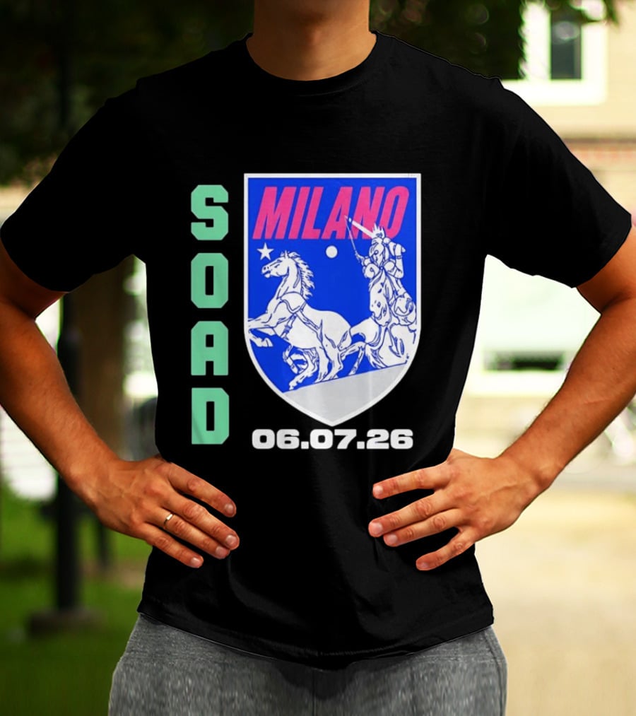 SOAD Milano 06.07.26 System Of A Down Concert T-Shirt