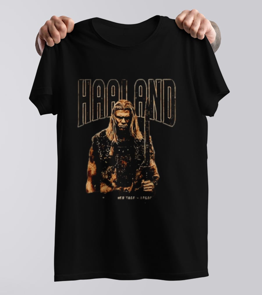 Haaland Viking Spirit Strength Heritage Legacy T-Shirt