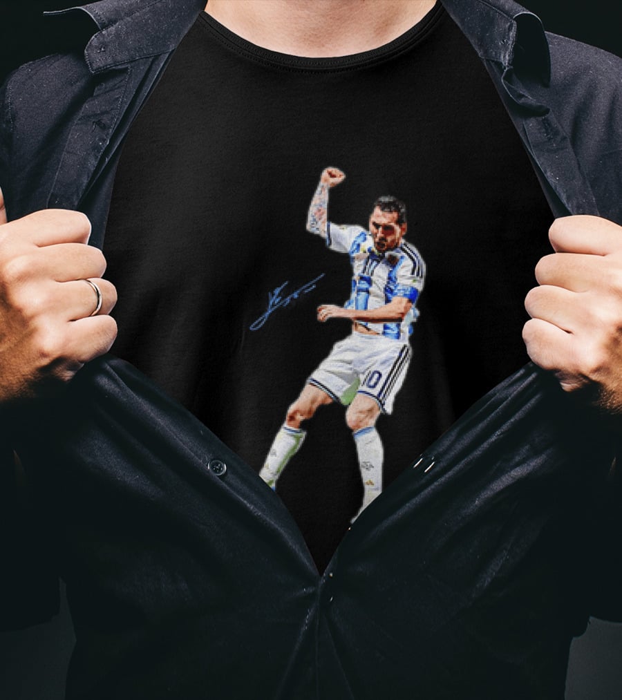 Messi The Comeback Argentina Football Unites The World Soccer Legend Victory Celebration T-Shirt