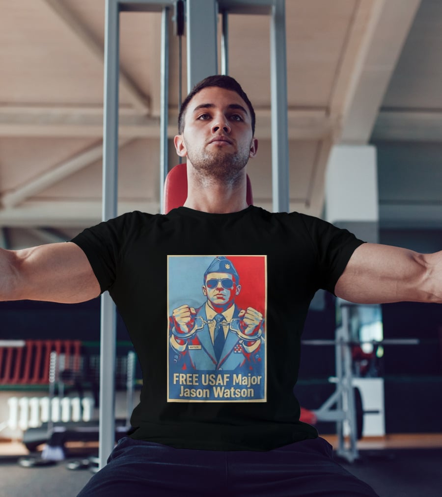 FREE USAF Major Jason Watson Handcuffed T-Shirt