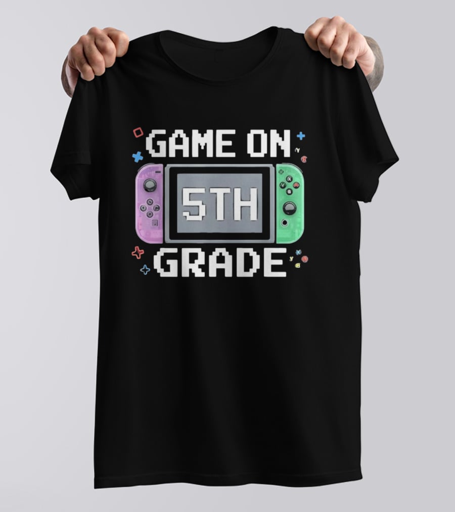 Game On 5th Grade Gaming Console 5th T-Shirt