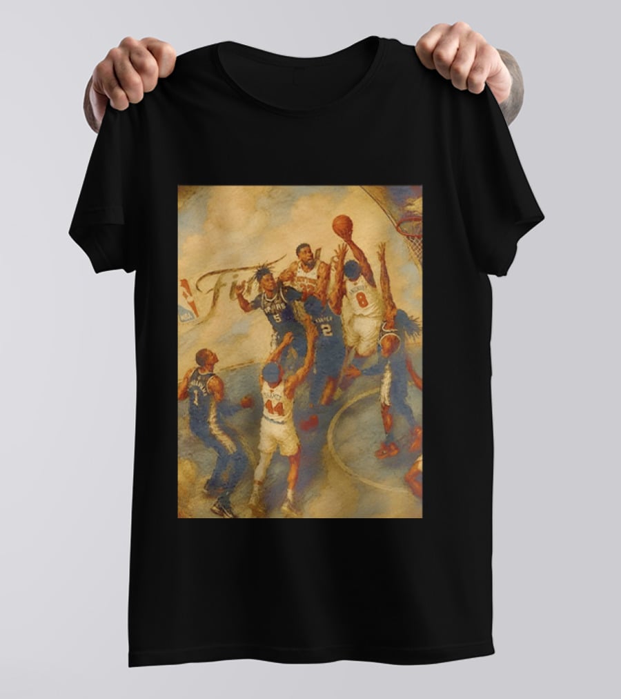 NBA Finals Victor Wembanyama OG Anunoby Tip In New York Knicks Basketball T-Shirt
