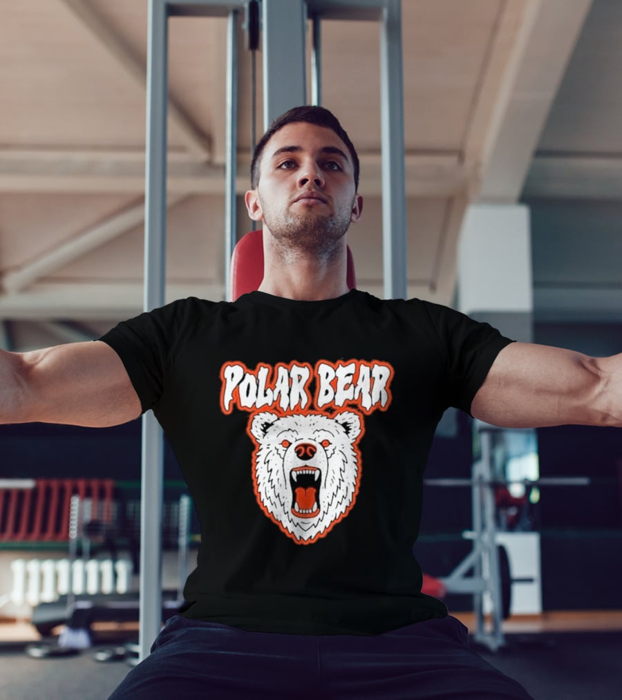 Polar Bear Arctic Wildlife Predator Fierce Expression T-Shirt