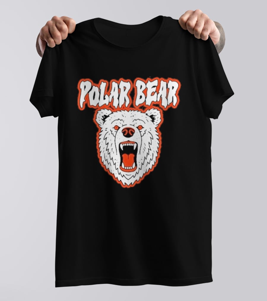 Polar Bear Arctic Wildlife Predator Fierce Expression T-Shirt