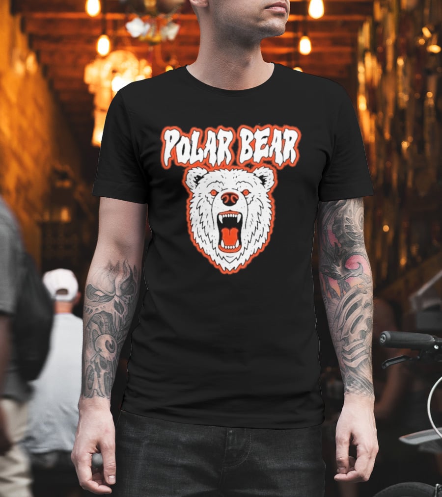 Polar Bear Arctic Wildlife Predator Fierce Expression T-Shirt