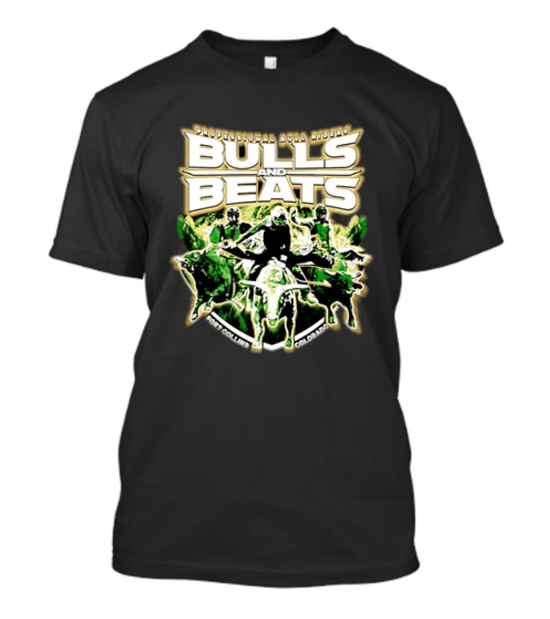 Professional Bull Riders Bulls And Beats Fort Collins Colorado Event T-Shirt