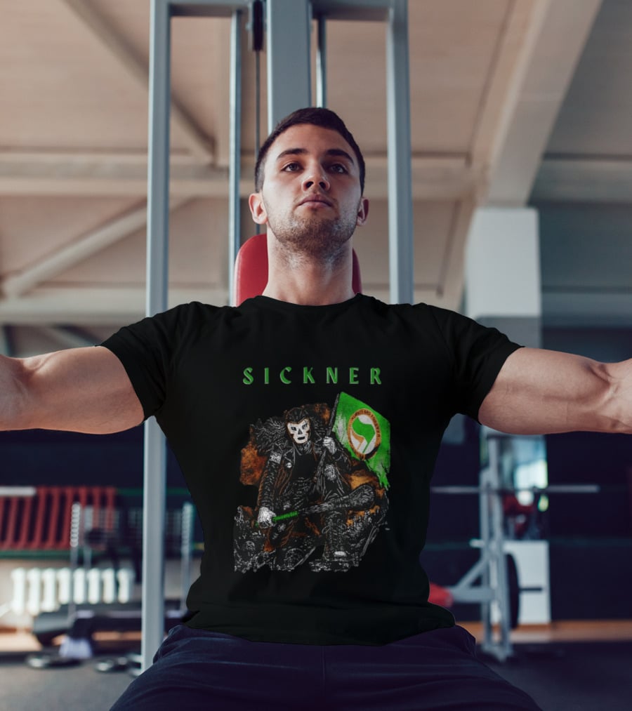 Sickner Mask Warrior Always And Forever Antifascist Hurling Stick T-Shirt
