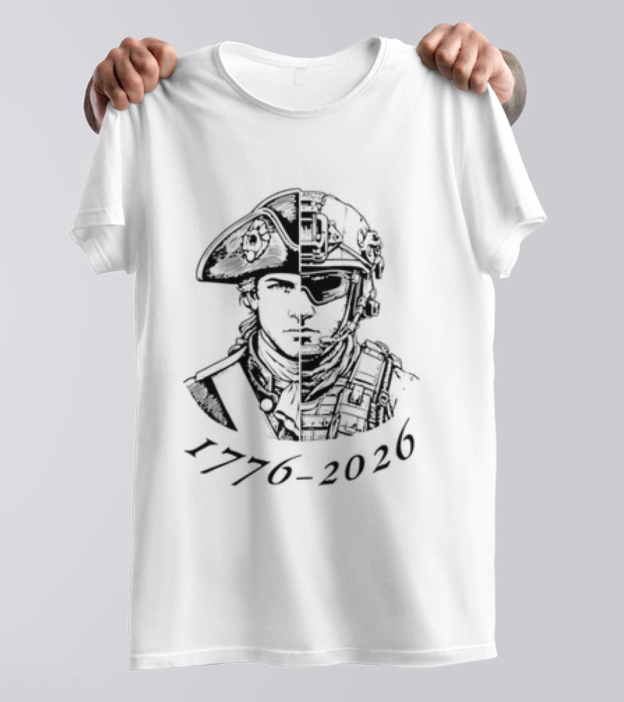1776 2026 American Patriot Soldier Evolution Of Liberty T-Shirt