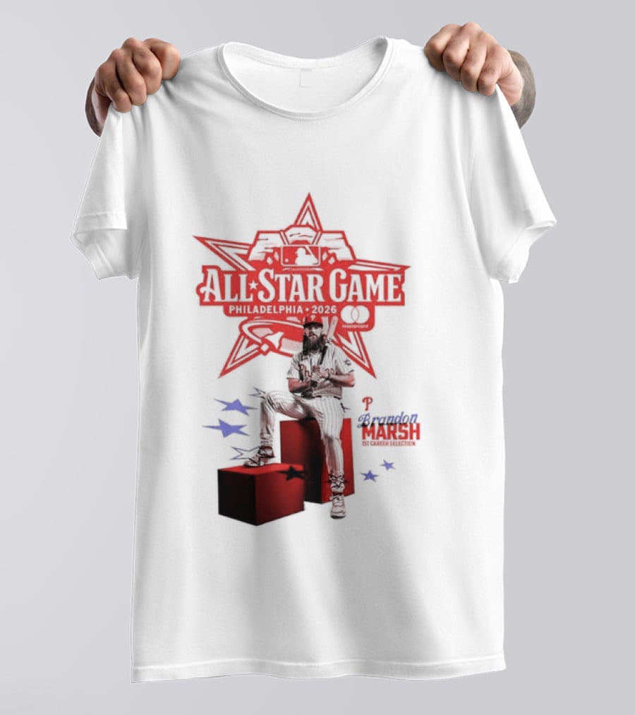Brandon Marsh Philadelphia Phillies 2026 MLB All Star Game T-Shirt