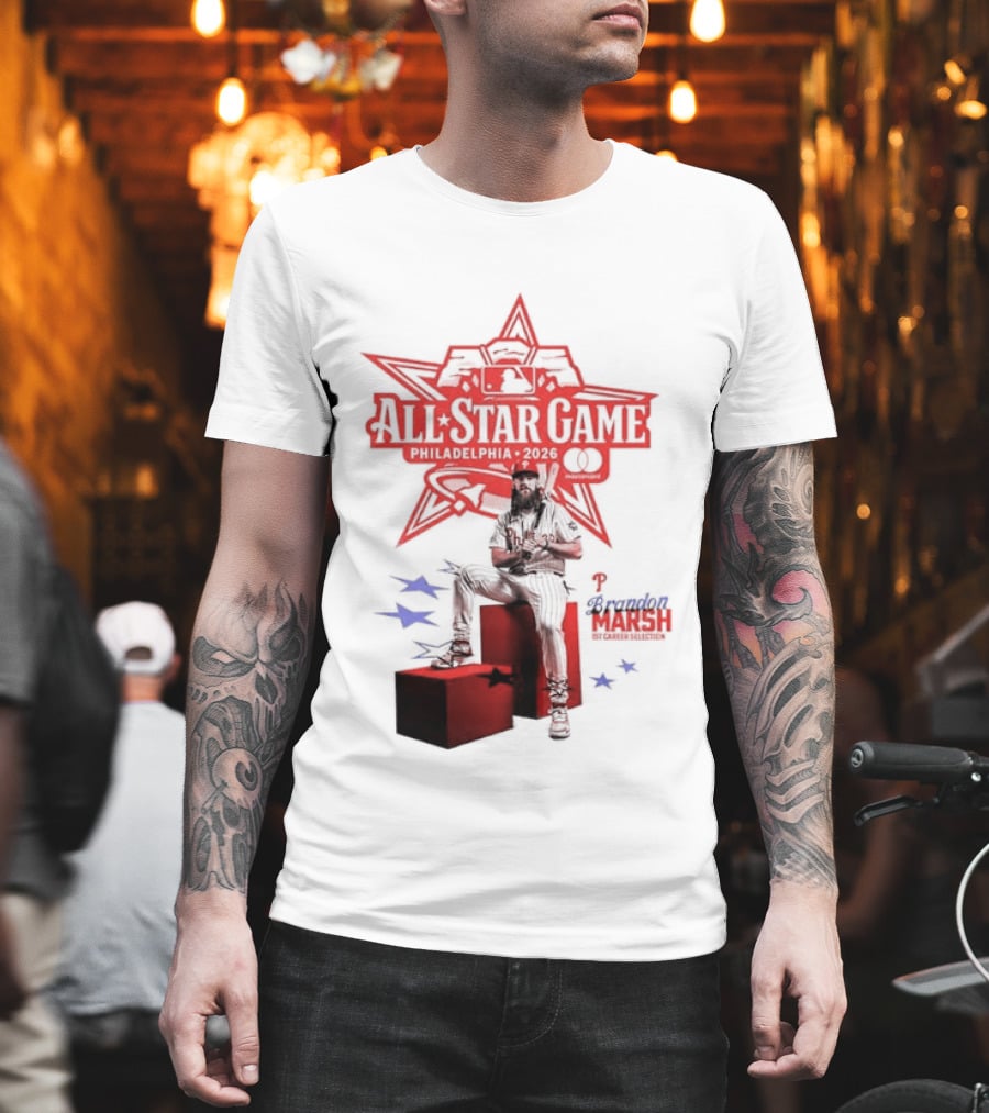 Brandon Marsh Philadelphia Phillies 2026 MLB All Star Game T-Shirt
