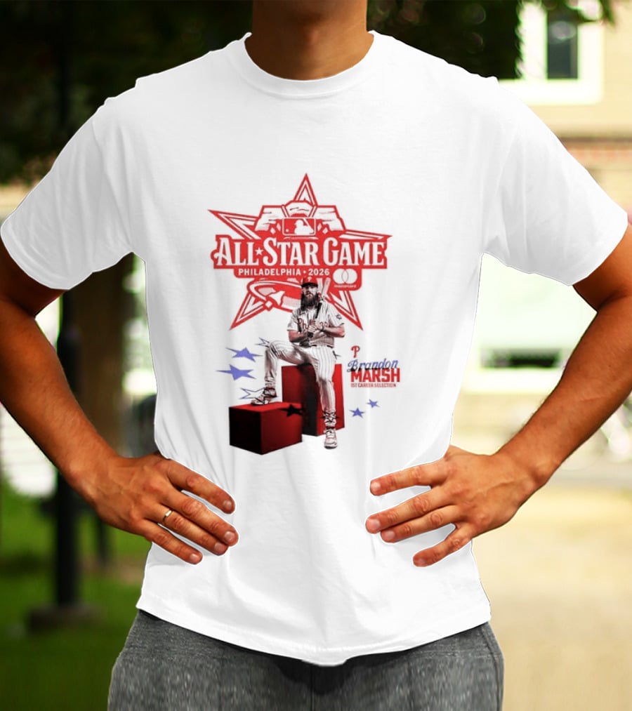 Brandon Marsh Philadelphia Phillies 2026 MLB All Star Game T-Shirt