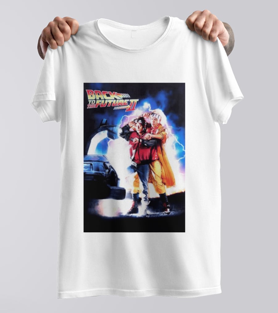 Back To The Future Part II Marty McFly Doc Brown Characters T-Shirt