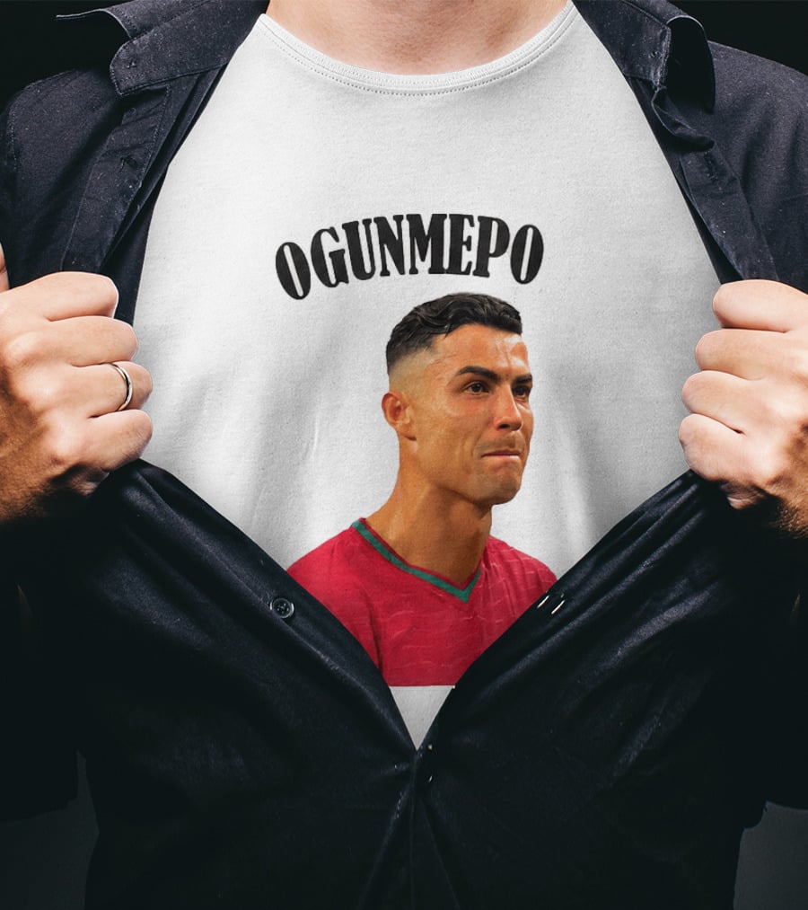 Cristiano Ronaldo Ogunmepon Portugal Soccer Star T-Shirt