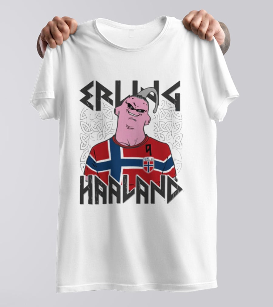 Erling Haaland Buu Norway Football Fusion T-Shirt