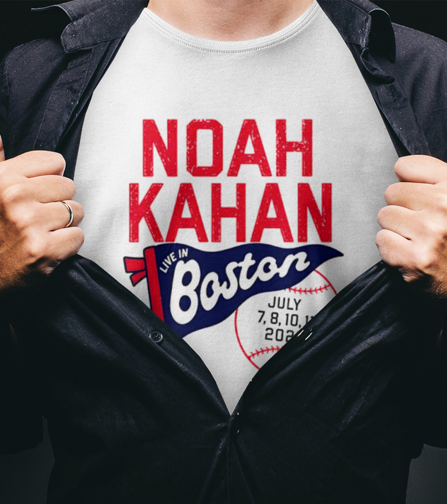 Noah Kahan Boston Concert July 7 8 10 11 2026 T-Shirt