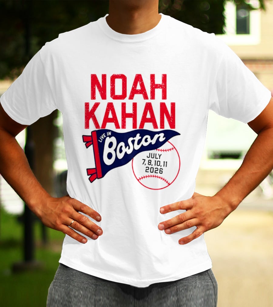 Noah Kahan Boston Concert July 7 8 10 11 2026 T-Shirt