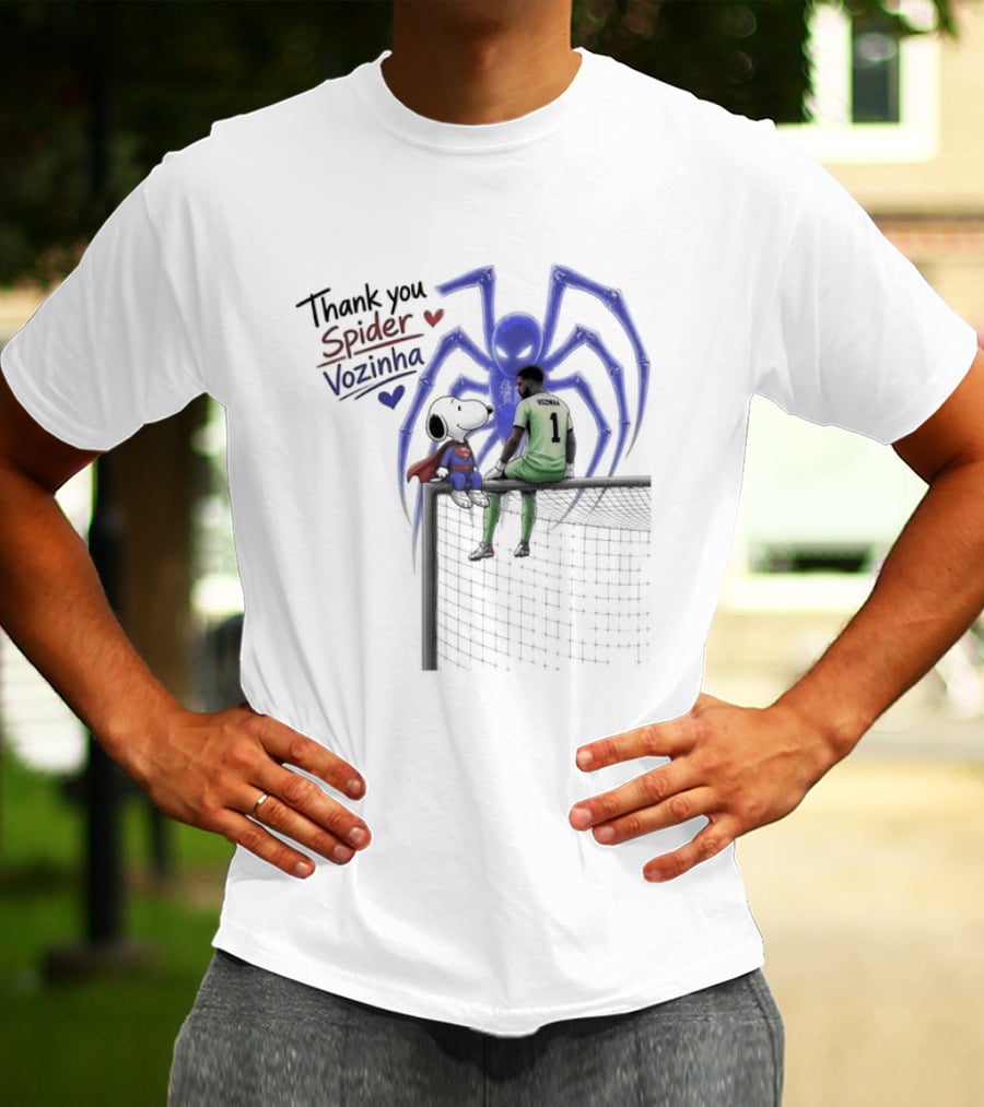 Thank You Spider Vozinha Snoopy Superman Cape Verde National Team T-Shirt