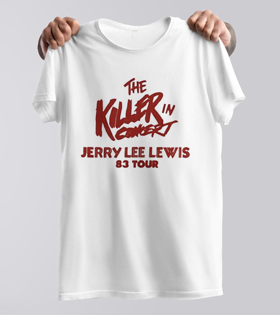 Jerry Lee Lewis The Killer In Concert 83 Tour T-Shirt