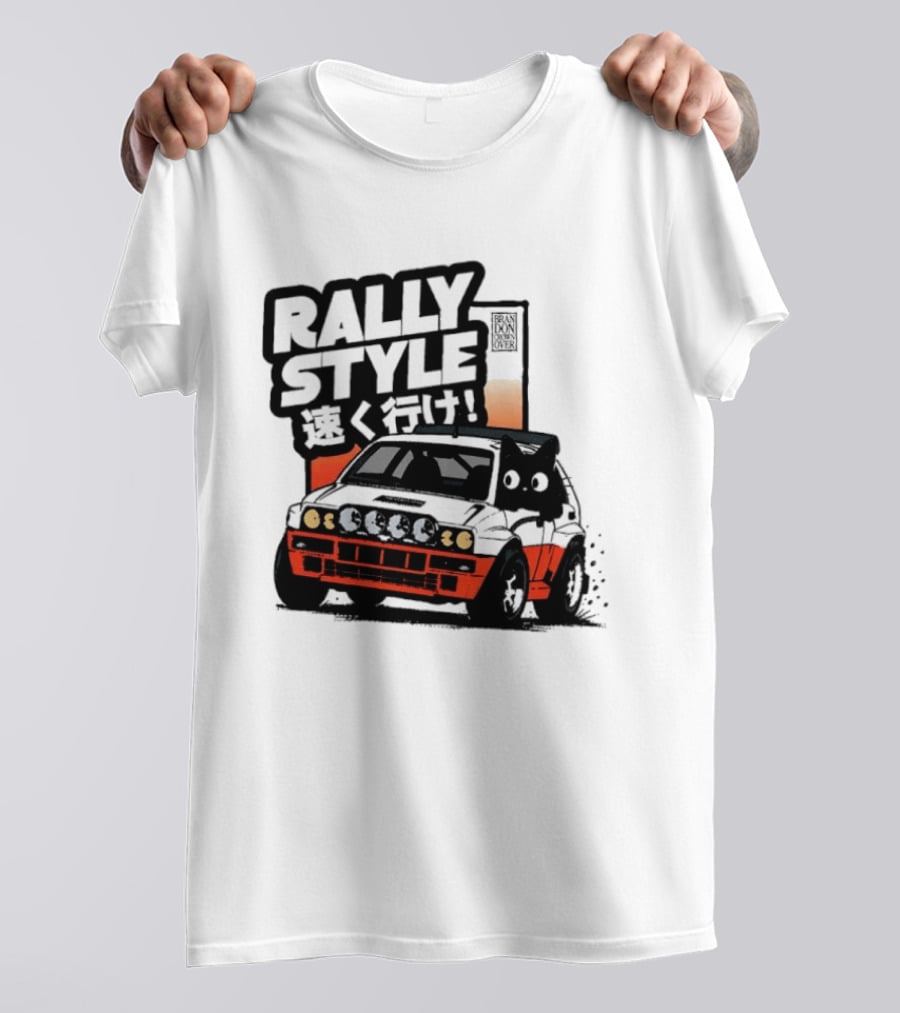 Rally Style Lancia Delta Integrale Hayashi Iku Speed T-Shirt
