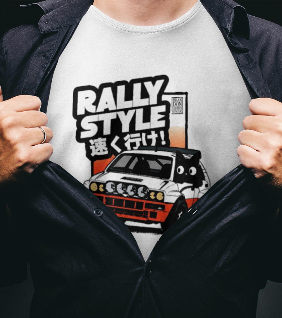 Rally Style Lancia Delta Integrale Hayashi Iku Speed T-Shirt