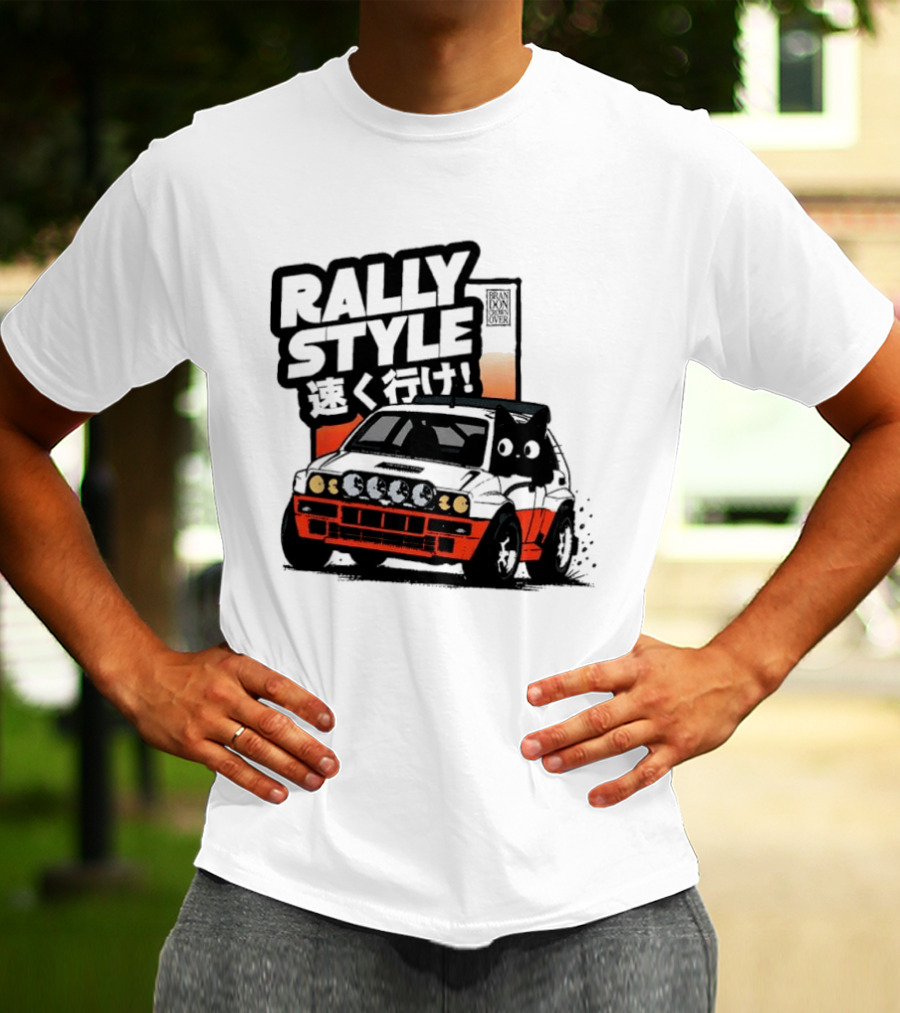 Rally Style Lancia Delta Integrale Hayashi Iku Speed T-Shirt