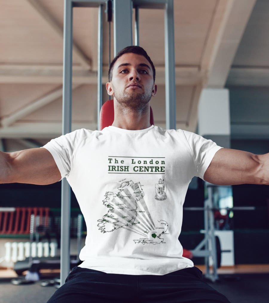 The London Irish Centre 1987 Map Ireland T-Shirt
