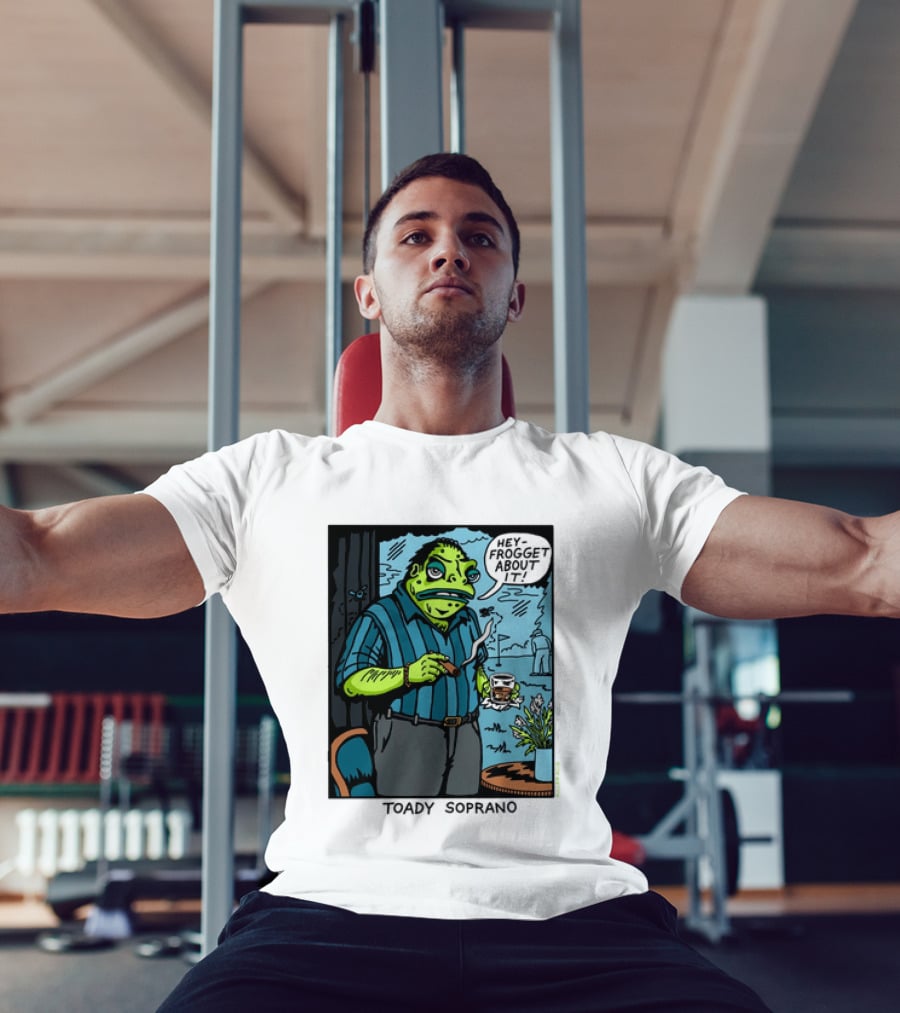 Toady Soprano Hey Frogget About It Killer Acid T-Shirt