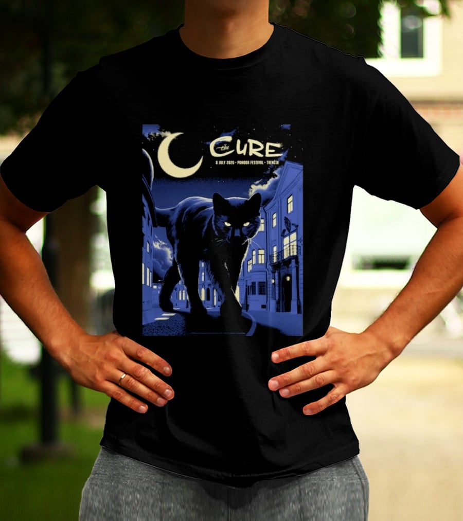 The Cure Cat Moon Trencin Pohoda Festival July 8 2026 T-Shirt